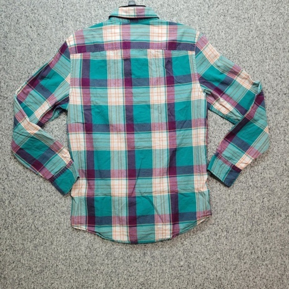 Arizona Jeans Co. Plaid Button Up Long Sleeve Casual Shirt Small Vintage Style - Picture 7 of 9